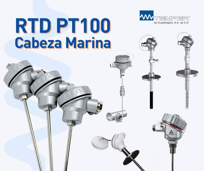 PT100 - Cabeza marina